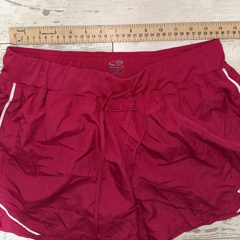 C9 By Champion Shorts Womens Large Pink Running 3in Drawstring Athletic Gym
